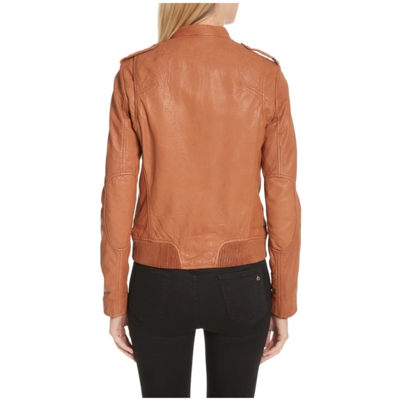 NWT $1295 RAG & BONE Lyon Leather Jacket in size 2 - Picture 9 of 11